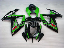 Charger l&#39;image dans la galerie, Green and Black Factory Style - GSX-R600 06-07 Fairing Kit