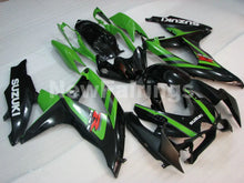 Load image into Gallery viewer, Green and Black Factory Style - GSX-R600 08-10 Fairing Kit