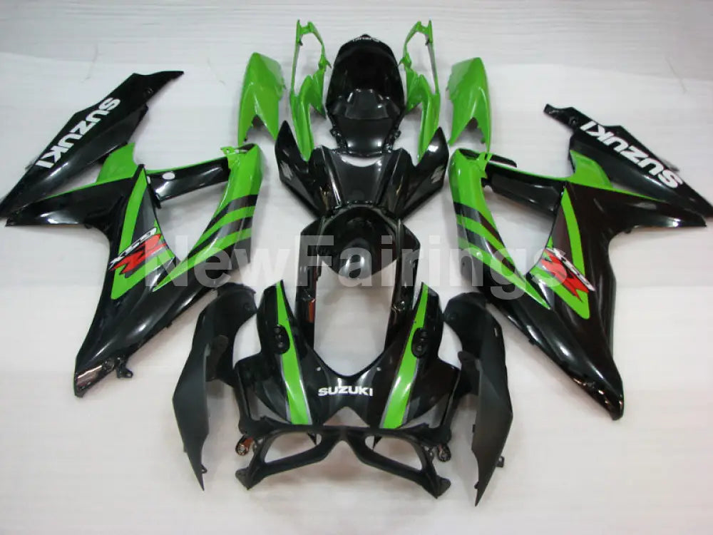 Green and Black Factory Style - GSX-R600 08-10 Fairing Kit