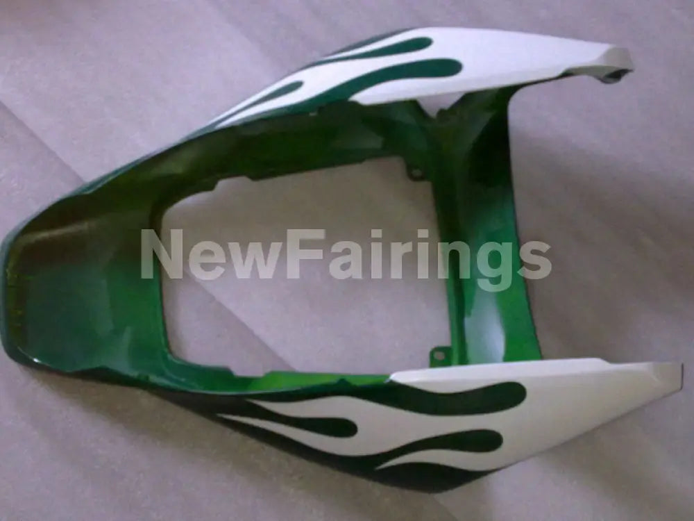 Green White Flame - CBR1000RR 06-07 Fairing Kit - Vehicles &