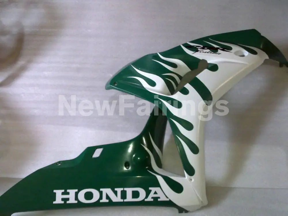 Green White Flame - CBR1000RR 06-07 Fairing Kit - Vehicles &