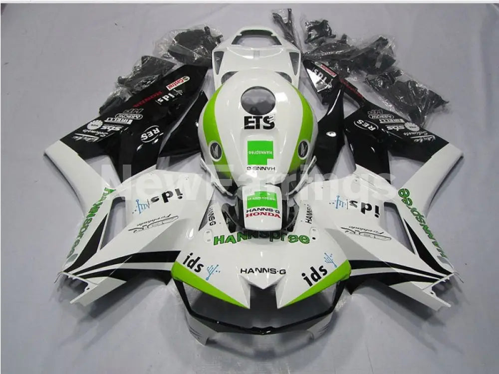 Green and White HANN Spree - CBR600RR 13-23 Fairing Kit -