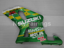 Charger l&#39;image dans la galerie, Green and Yellow Movistar - GSX-R600 01-03 Fairing Kit -