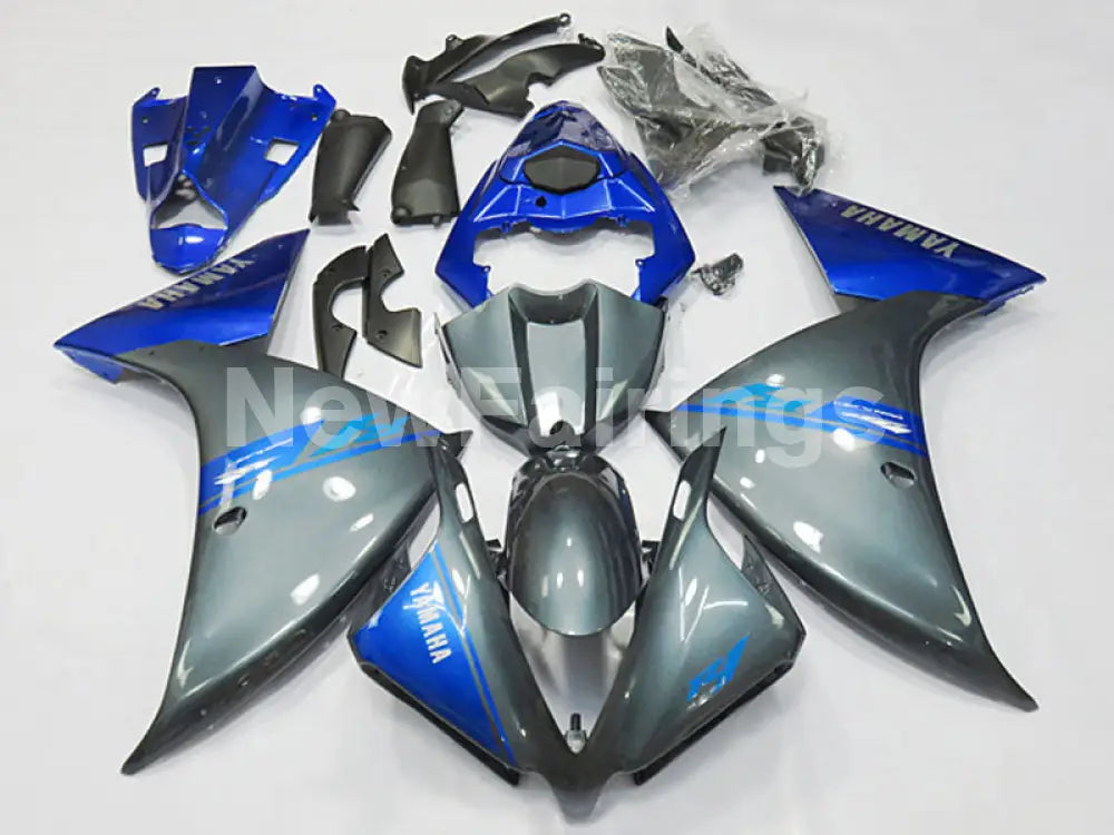 Grey Blue Factory Style - YZF-R1 09-11 Fairing Kit