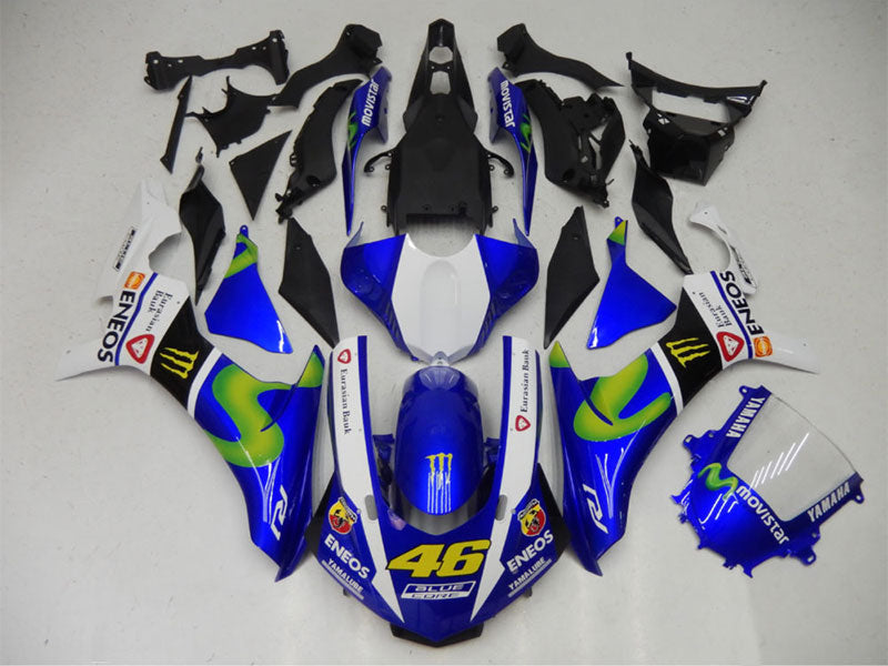 Kit de carénage Movistar - YZF-R1 15-19 bleu et blanc