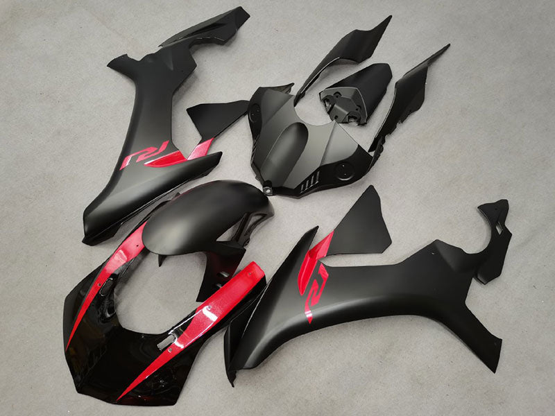 Red and Matte Black Factory Style - YZF-R1 15-19 Fairing Kit