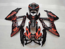 Charger l&#39;image dans la galerie, Matte Black and Orange Corona - GSX-R600 08-10 Fairing Kit