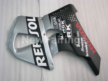 Charger l&#39;image dans la galerie, Matte Black and Silver Repsol - CBR 900 RR 94-95 Fairing Kit