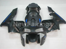 Charger l&#39;image dans la galerie, Matte Black with blue decals Factory Style - CBR600RR 03-04