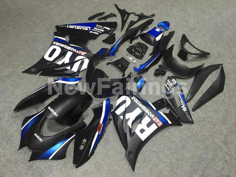 Matte Black and Blue Factory Style - GSX - R1000 17 - 24