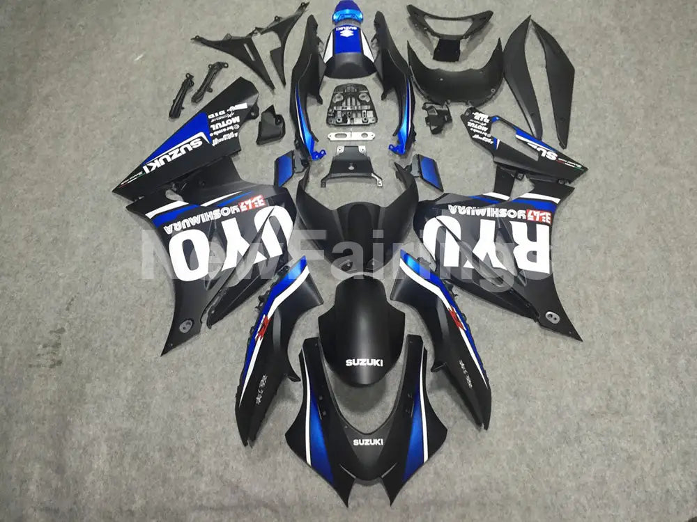 Matte Black and Blue Factory Style - GSX - R1000 17 - 24