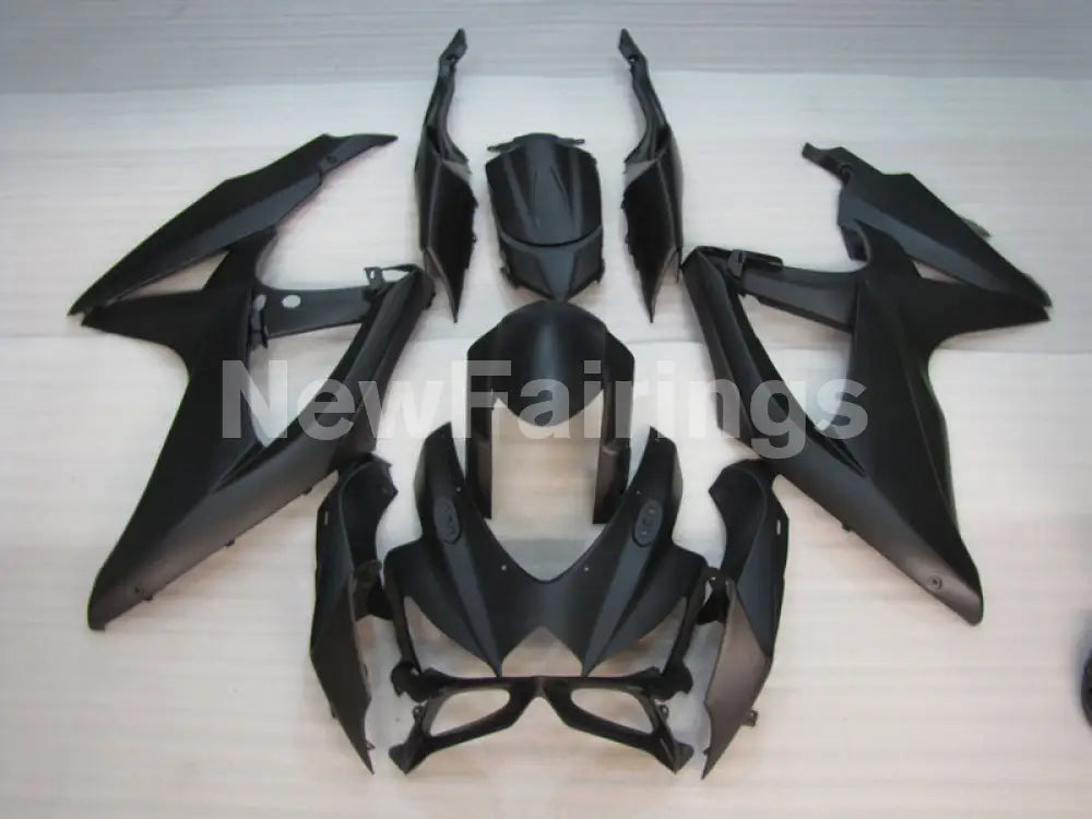 Matte Black No decals - GSX-R600 08-10 Fairing Kit