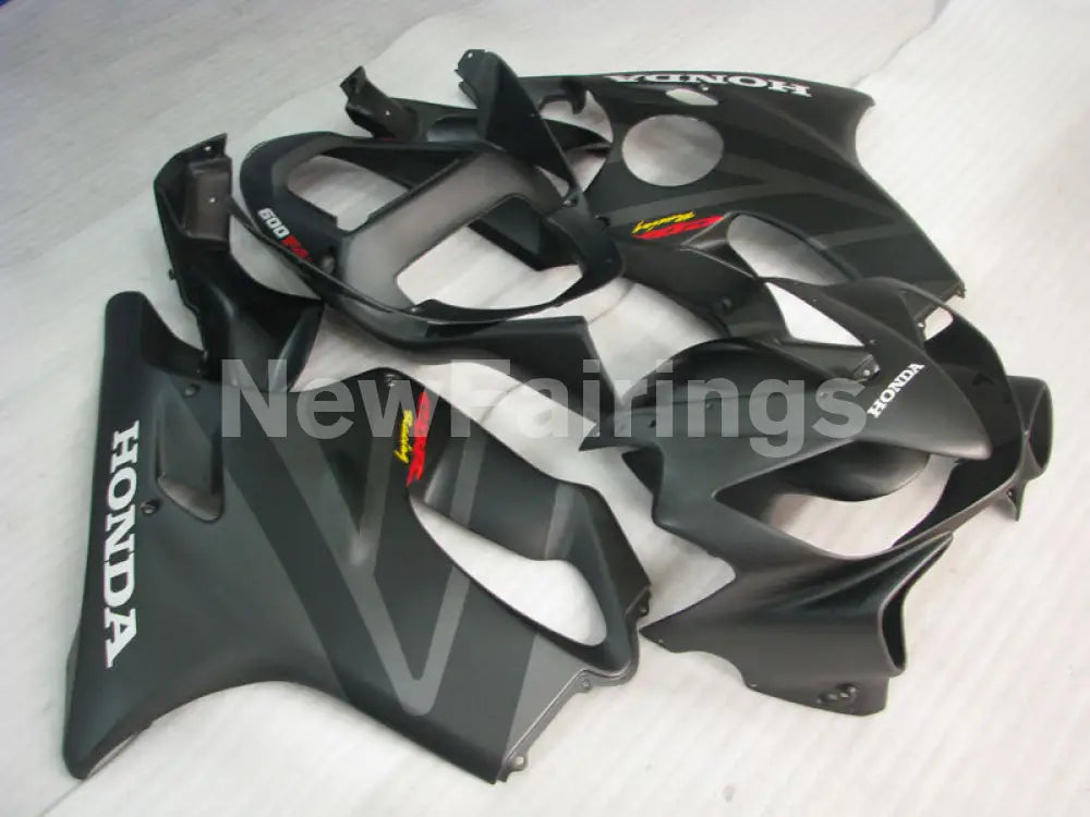 Matte Black Factory Style - CBR600 F4i 01-03 Fairing Kit -