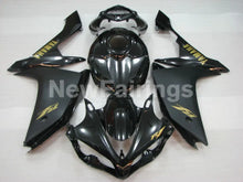 Load image into Gallery viewer, Matte Black Black Golden Stickers Factory Style - YZF-R1