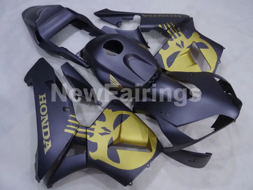 Matte Grey Skull - CBR600RR 03-04 Fairing Kit - Vehicles &