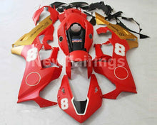 Charger l&#39;image dans la galerie, Matte Red and Golden Factory Style - CBR1000RR 17-23 Fairing