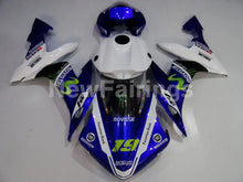 Load image into Gallery viewer, Number 19 White and Blue Black Monster - YZF-R1 04-06