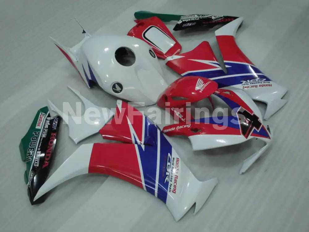 Number 4 White and Red Blue MOTUL - CBR1000RR 12-16 Fairing