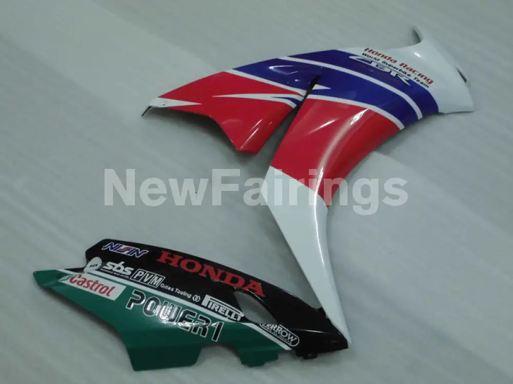 Number 4 White and Red Blue MOTUL - CBR1000RR 12-16 Fairing