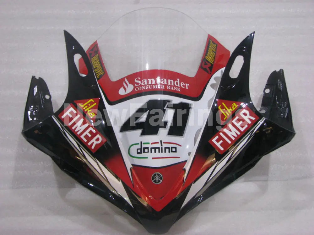 Number 41 Red Black White Santander - YZF-R1 07-08 Fairing