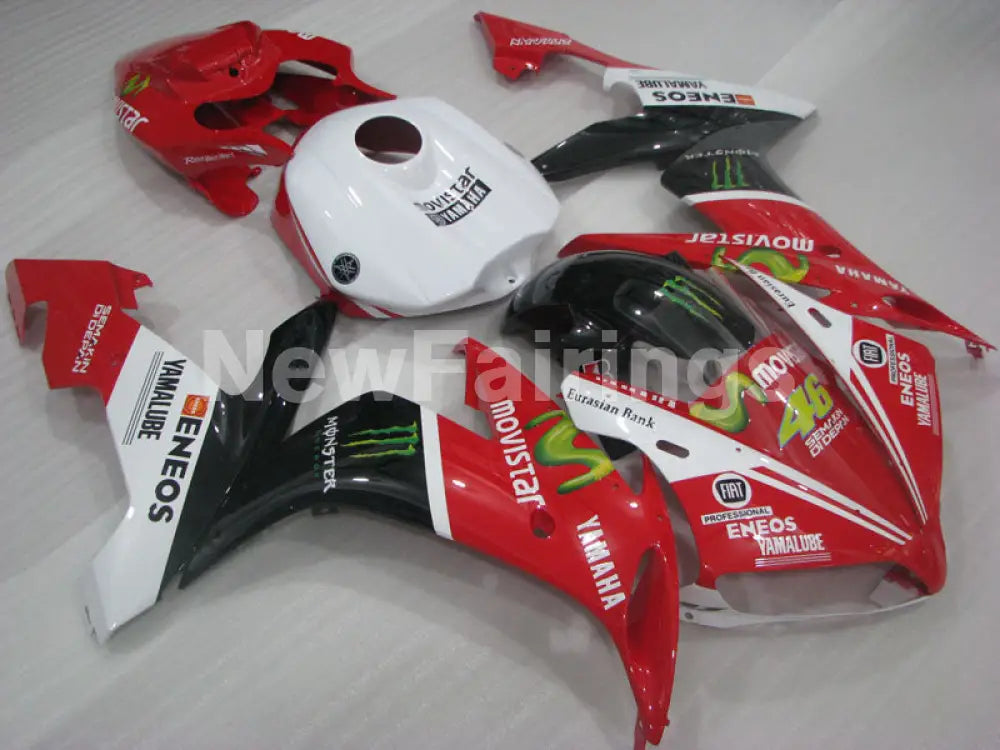 Number 46 Red and White Movistar - YZF-R1 04-06 Fairing Kit