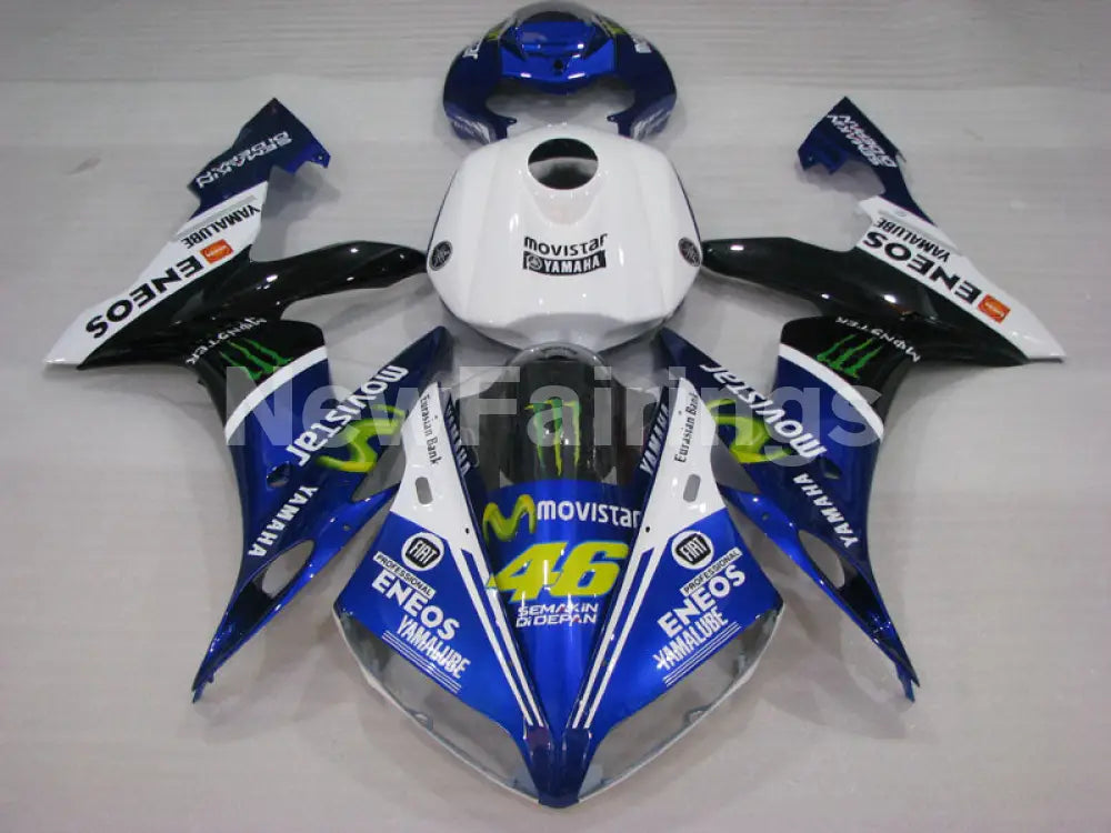 Number 46 White and Blue Black Monster - YZF-R1 04-06