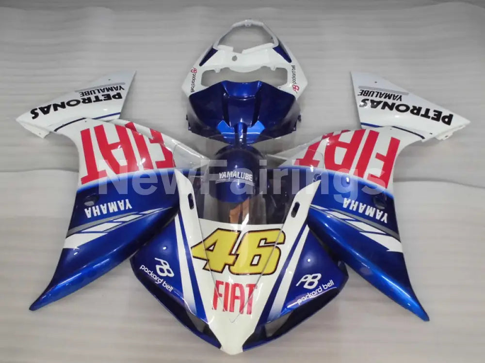 Number 46 White Blue FIAT - YZF-R1 09-11 Fairing Kit