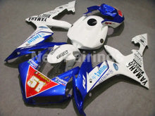 Charger l&#39;image dans la galerie, Number 51 White and Blue PIRELLI - YZF-R1 04-06 Fairing Kit