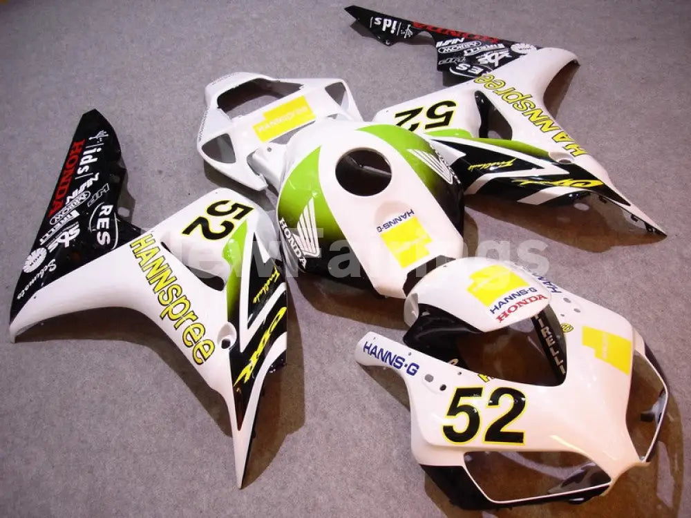 Number 52 White Green and Yellow HANN Spree - CBR1000RR