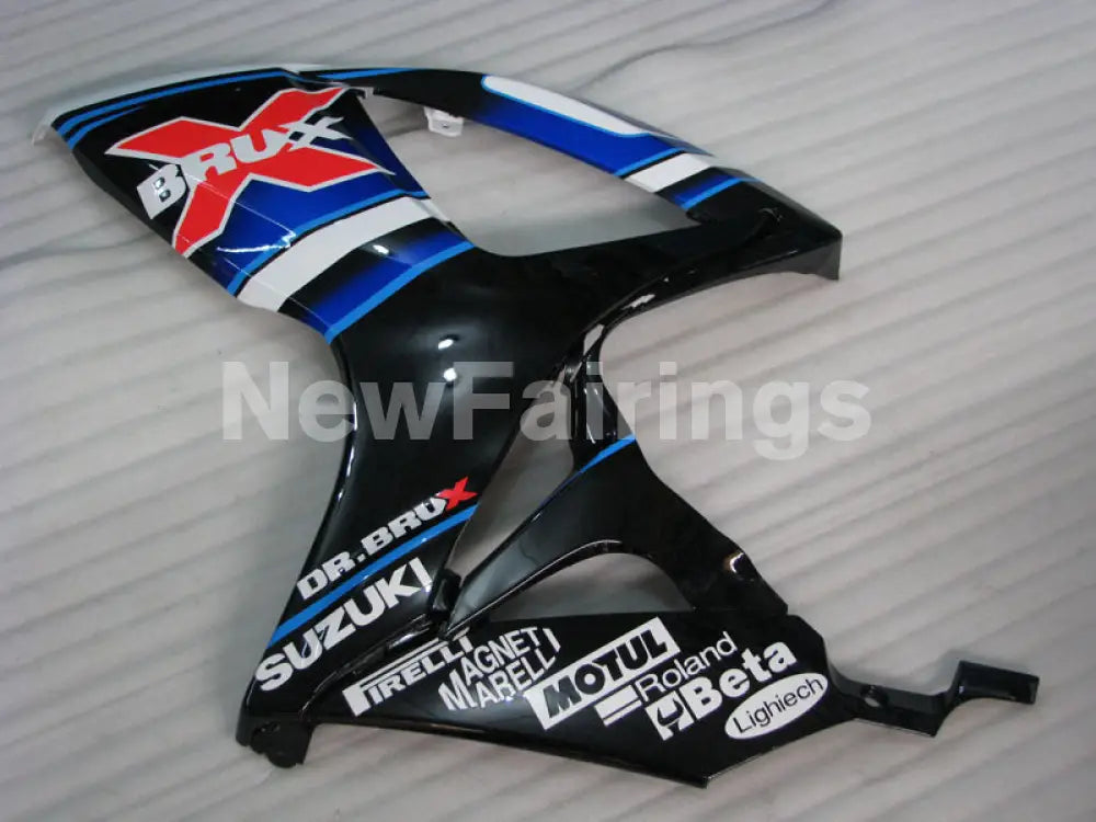 Number 76 White and Blue Red Dark Dog - GSX-R600 06-07