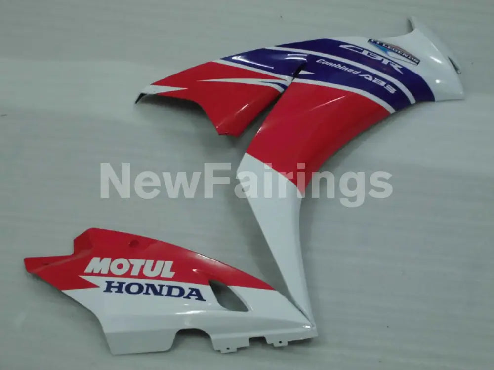 Number 8 White and Red Blue MOTUL - CBR1000RR 12-16 Fairing