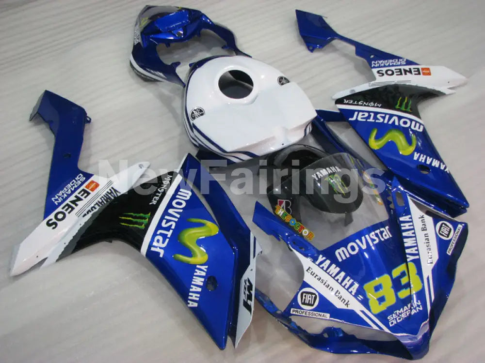 Number 83 Blue Black White Movistar - YZF-R1 07-08 Fairing