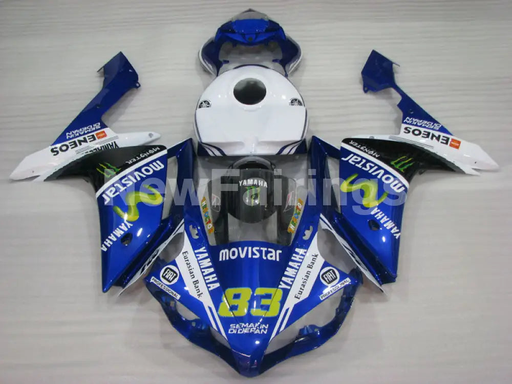 Number 83 Blue Black White Movistar - YZF-R1 07-08 Fairing