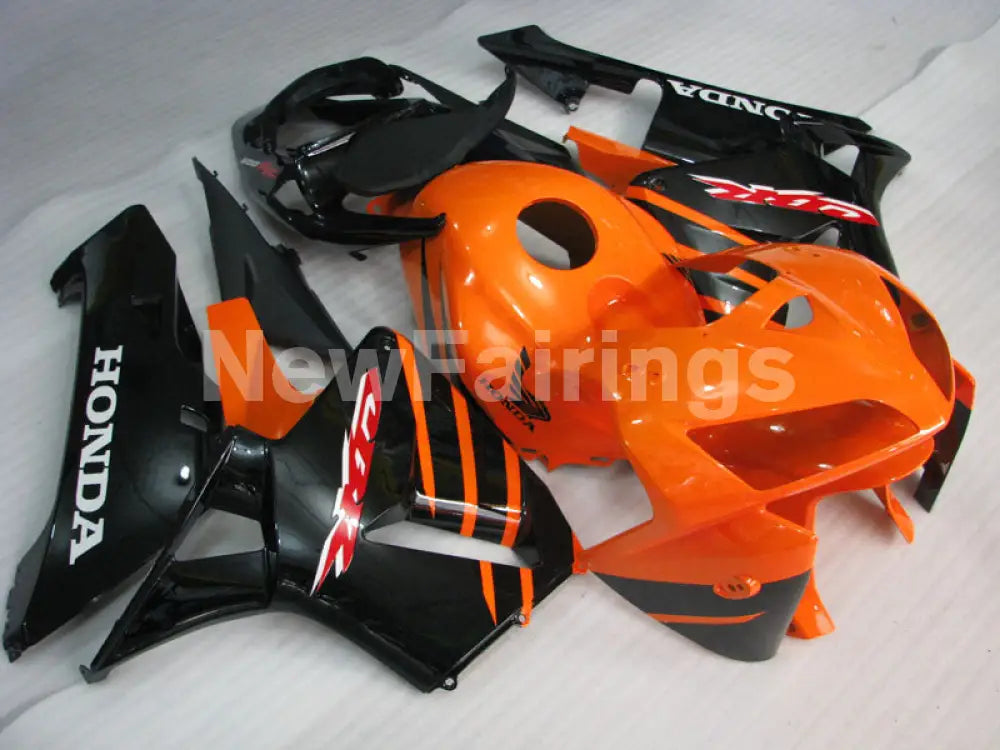 Orange and Black Factory Style - CBR600RR 05-06 Fairing Kit