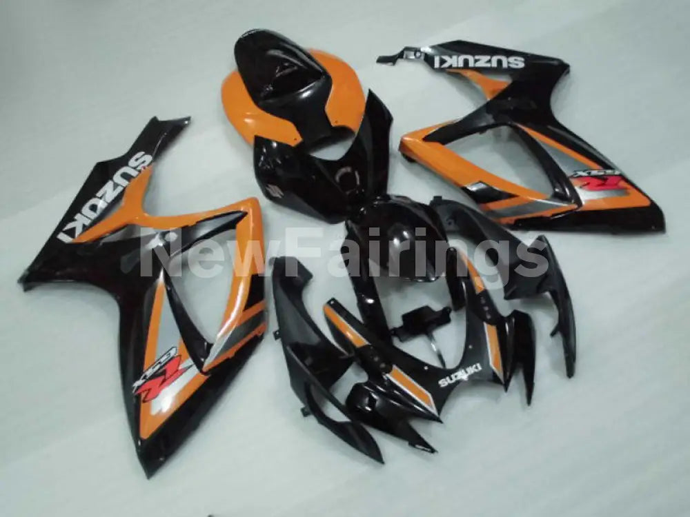 Orange and Black Factory Style - GSX-R750 06-07 Fairing Kit