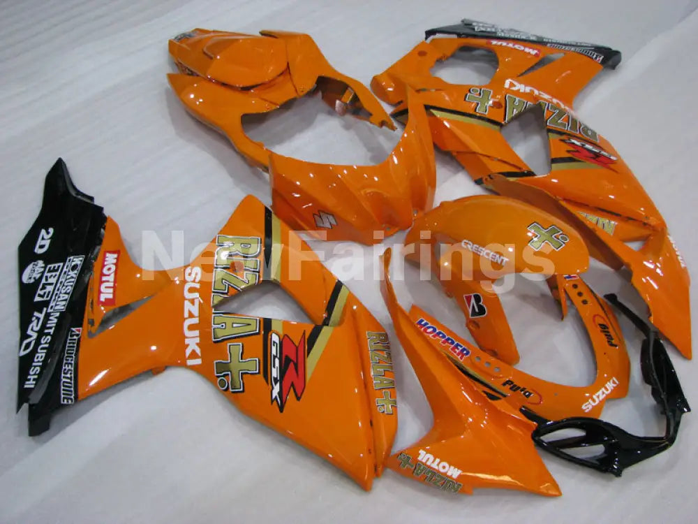 Orange and Black Rizla - GSX - R1000 09 - 16 Fairing Kit