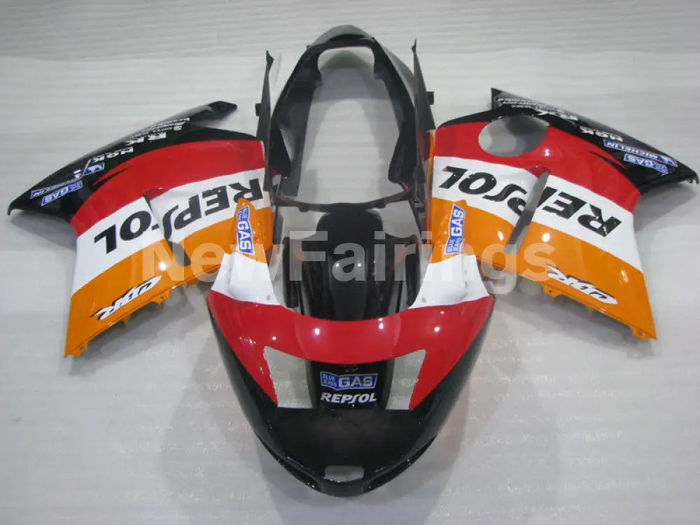 Orange and Red Black Repsol - CBR 1100 XX 96-07 Fairing Kit