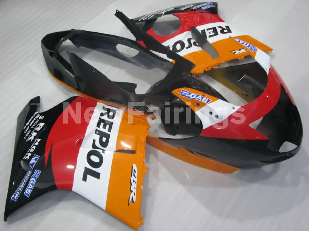 Orange and Red Black Repsol - CBR 1100 XX 96-07 Fairing Kit