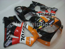 Charger l&#39;image dans la galerie, Orange and Red Black Repsol - CBR 929 RR 00-01 Fairing Kit -