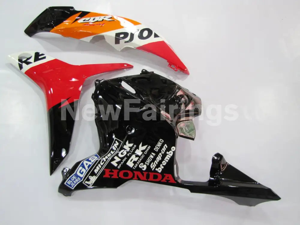 Orange and Red Black Repsol - CBR600RR 09-12 Fairing Kit -