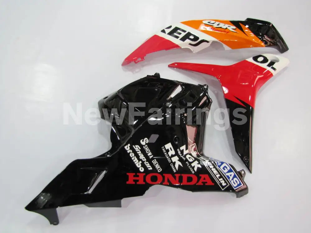 Orange and Red Black Repsol - CBR600RR 09-12 Fairing Kit -