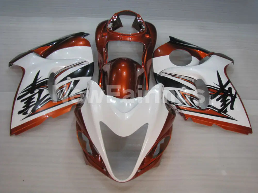 Orange and White Black Factory Style - GSX1300R Hayabusa