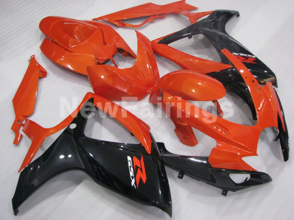 Orange Black Factory Style - GSX-R600 06-07 Fairing Kit