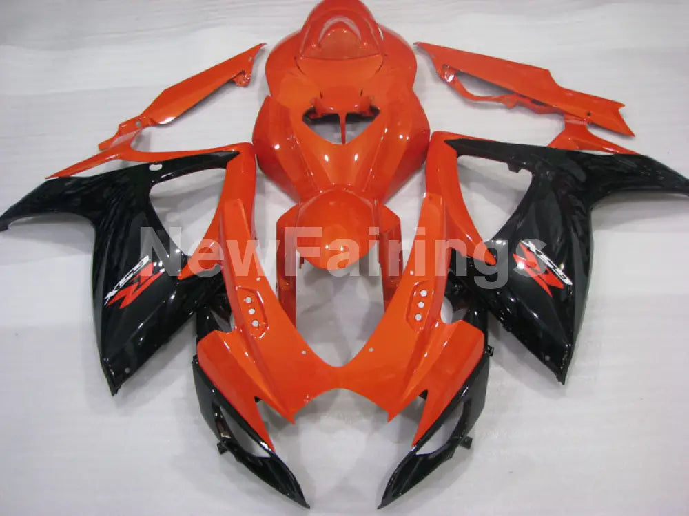 Orange Black Factory Style - GSX-R600 06-07 Fairing Kit