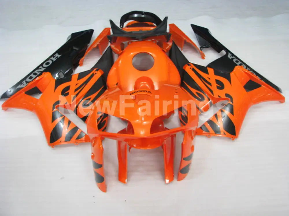 Orange and Black Fire - CBR600RR 05-06 Fairing Kit -