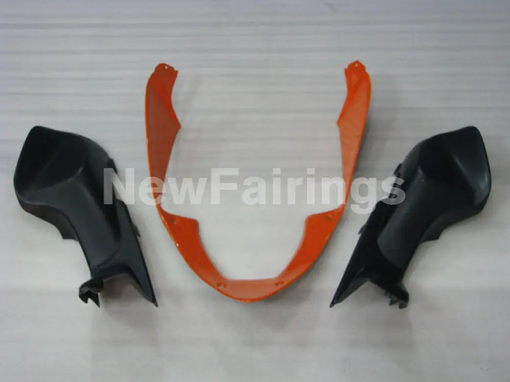 Orange and Black Flame - CBR600 F4i 01-03 Fairing Kit -