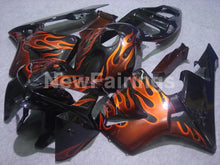 Charger l&#39;image dans la galerie, Orange and Black Flame - CBR600RR 05-06 Fairing Kit -