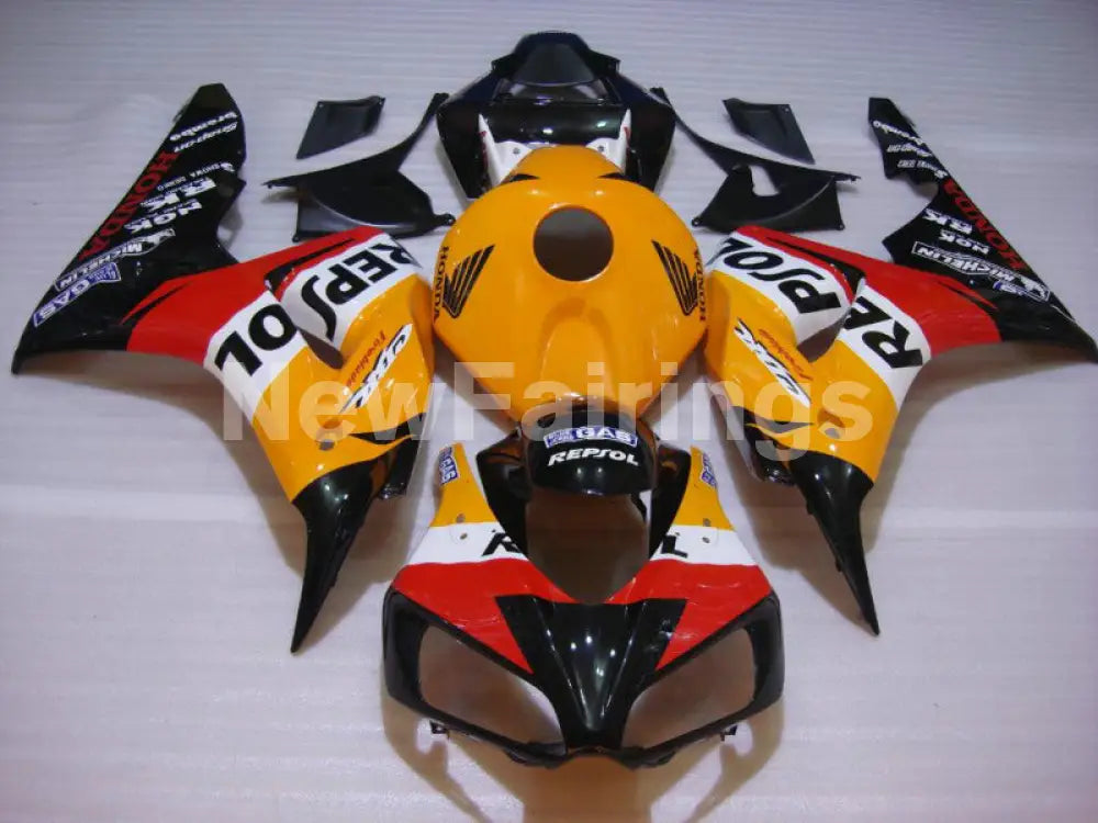 Orange and Black Red Repsol - CBR1000RR 06-07 Fairing Kit -