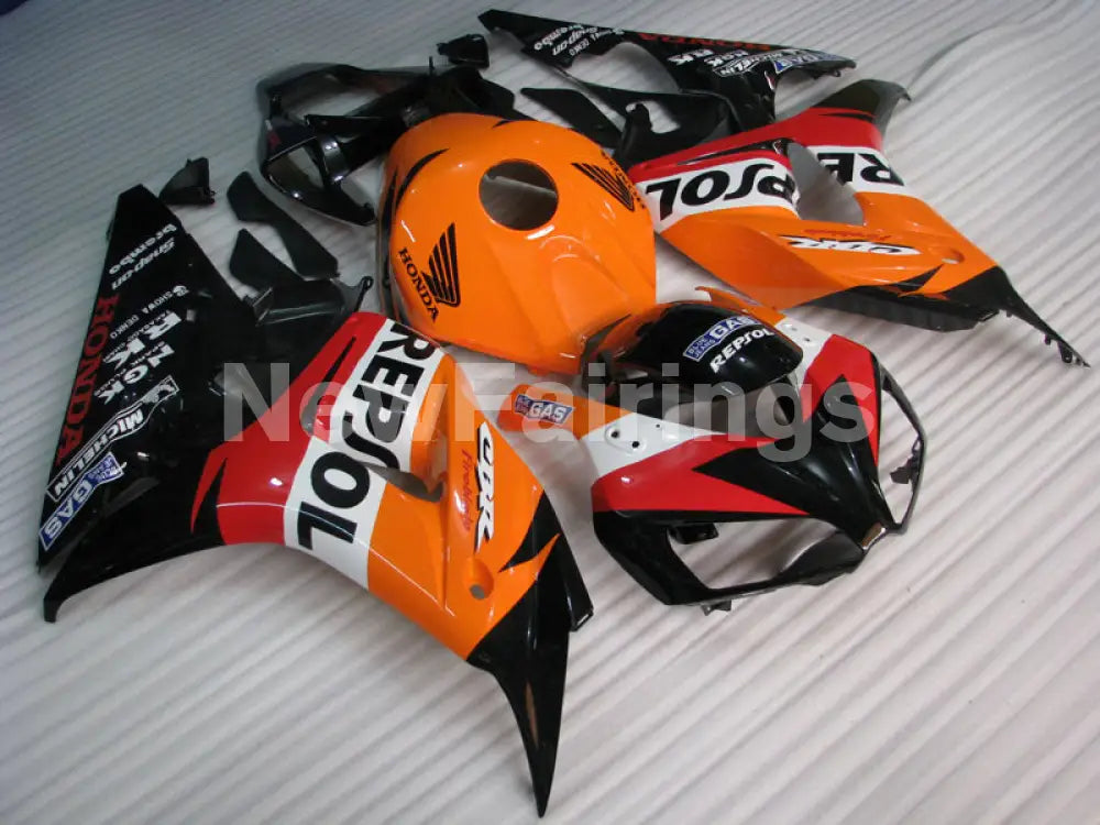 Orange Black Red Repsol - CBR1000RR 06-07 Fairing Kit -