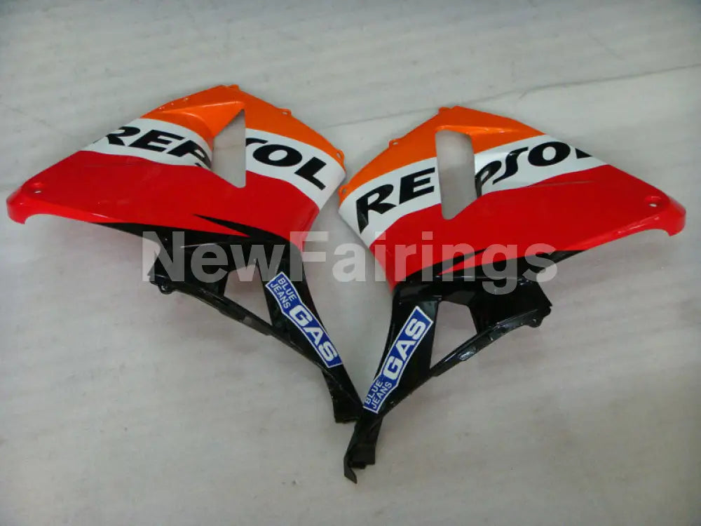 Orange and Black Repsol - CBR600RR 03-04 Fairing Kit -